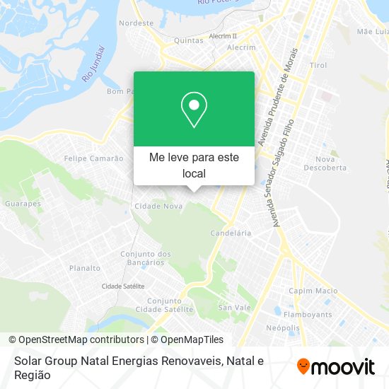 Solar Group Natal Energias Renovaveis mapa