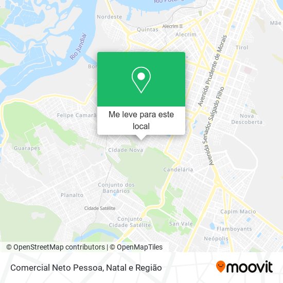 Comercial Neto Pessoa mapa