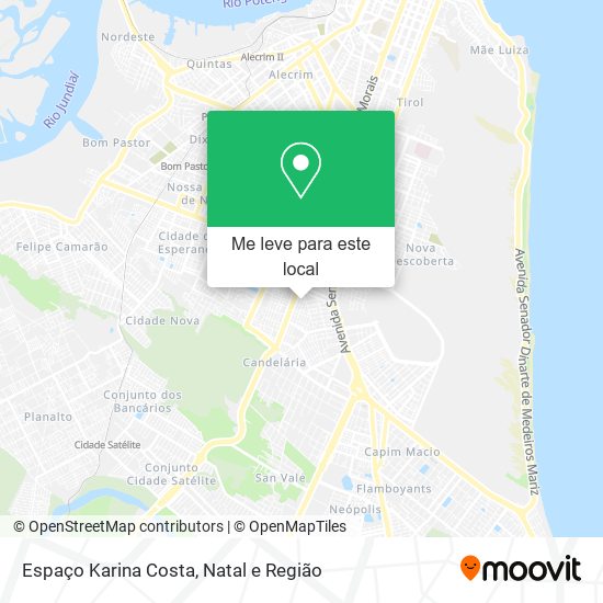Espaço Karina Costa mapa