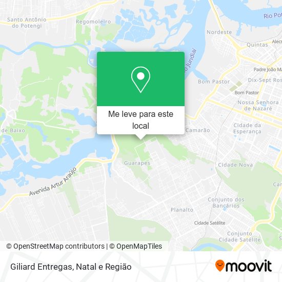 Giliard Entregas mapa