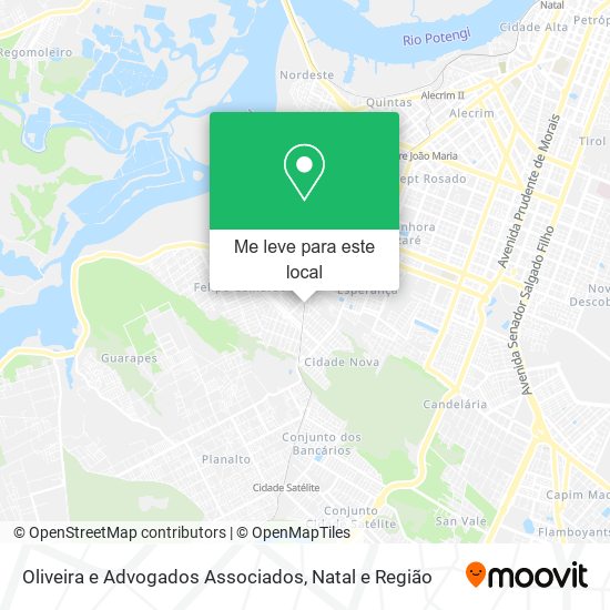 Oliveira e Advogados Associados mapa