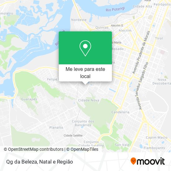 Qg da Beleza mapa