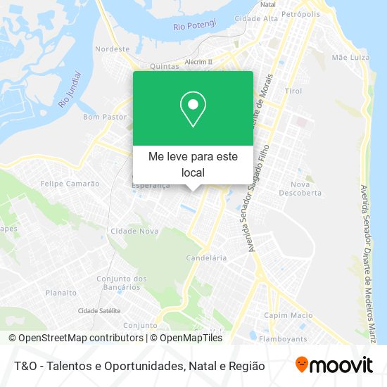 T&O - Talentos e Oportunidades mapa