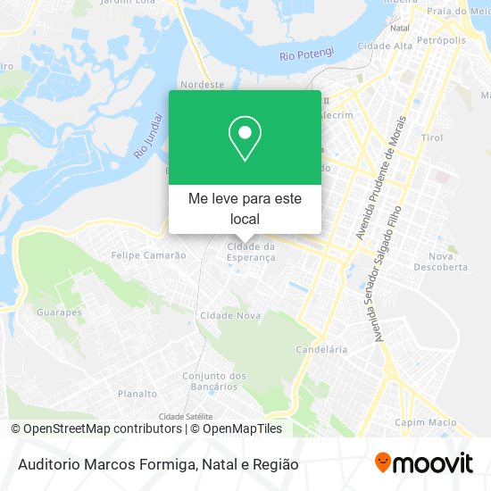 Auditorio Marcos Formiga mapa