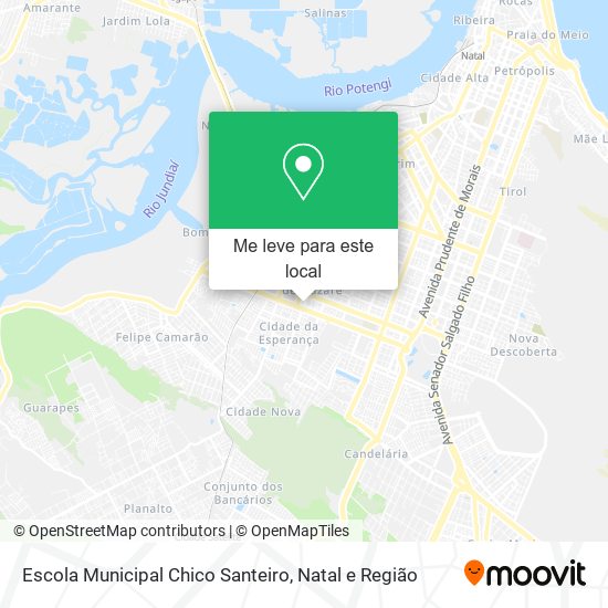 Escola Municipal Chico Santeiro mapa