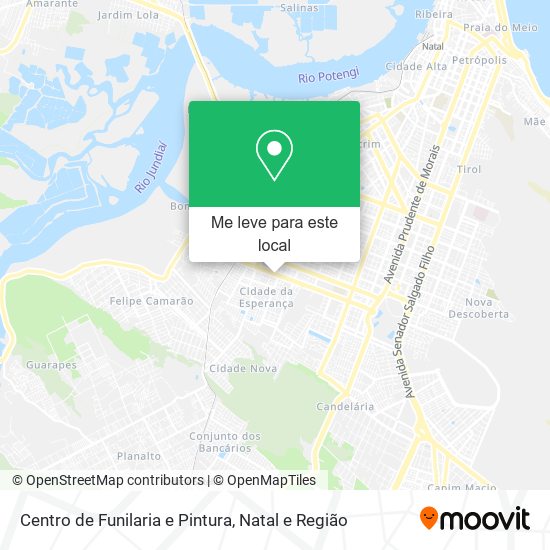 Centro de Funilaria e Pintura mapa