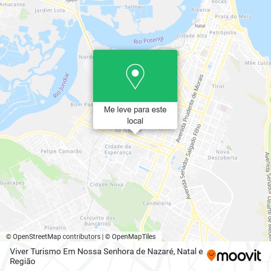 Viver Turismo Em Nossa Senhora de Nazaré mapa
