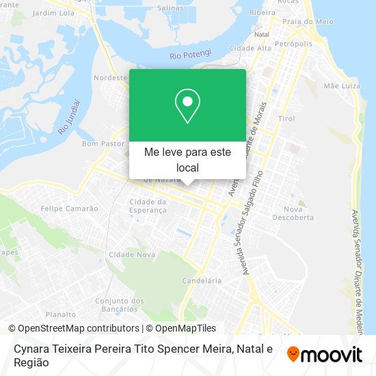 Cynara Teixeira Pereira Tito Spencer Meira mapa