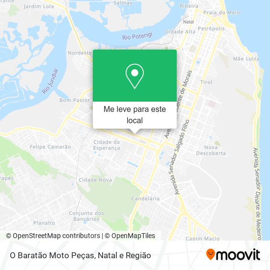 O Baratão Moto Peças mapa