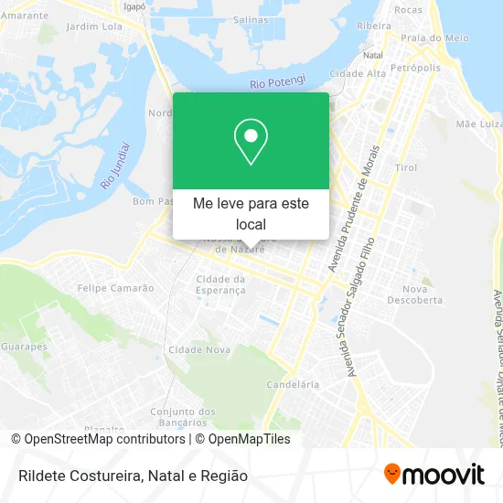 Rildete Costureira mapa