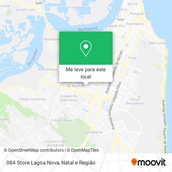 084 Store Lagoa Nova mapa