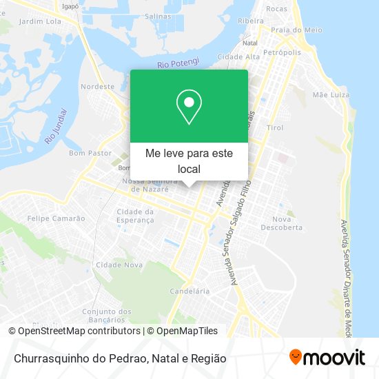 Churrasquinho do Pedrao mapa