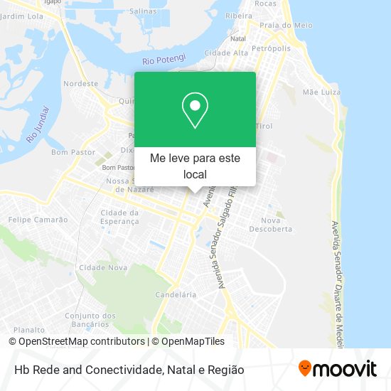 Hb Rede and Conectividade mapa