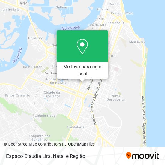Espaco Claudia Lira mapa