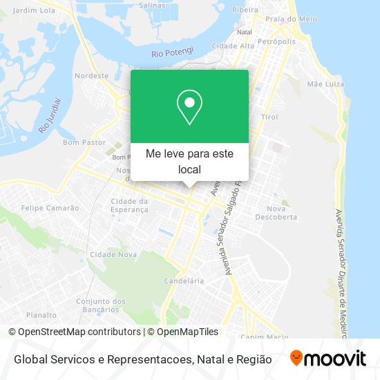 Global Servicos e Representacoes mapa