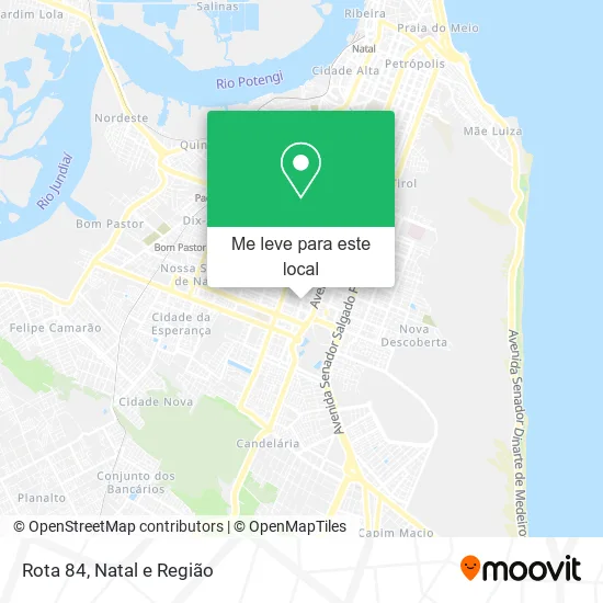 Rota 84 mapa
