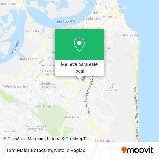 Tom Maior Botequim mapa