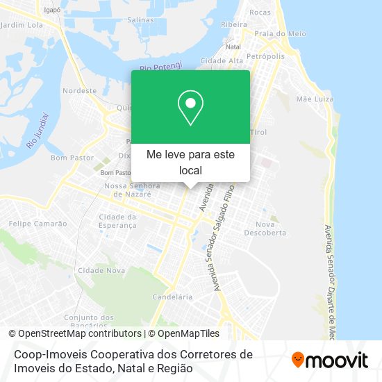 Coop-Imoveis Cooperativa dos Corretores de Imoveis do Estado mapa