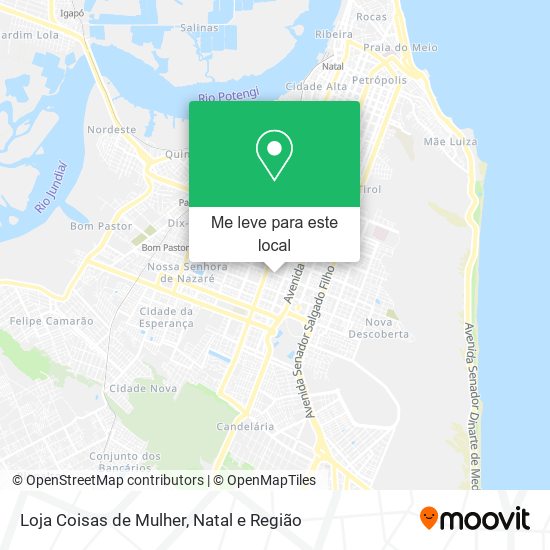 Loja Coisas de Mulher mapa