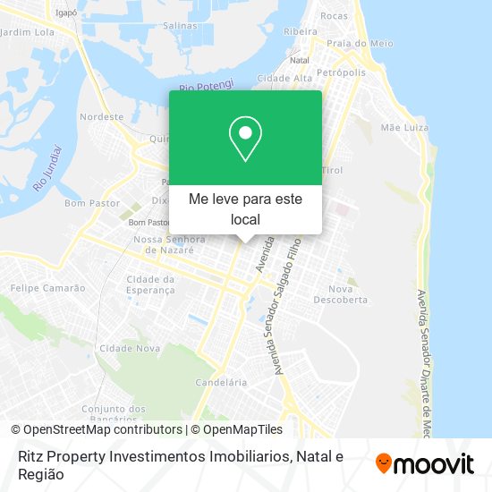 Ritz Property Investimentos Imobiliarios mapa