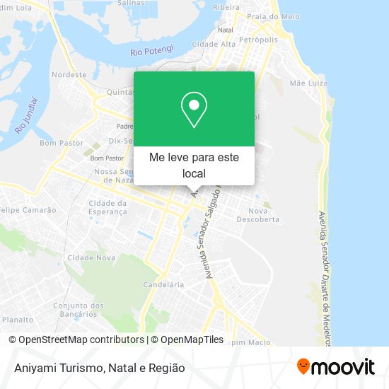 Aniyami Turismo mapa