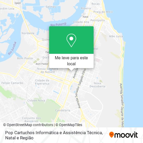 Pop Cartuchos Informática e Assistência Técnica mapa