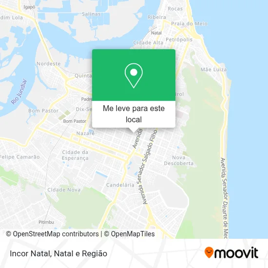 Incor Natal mapa