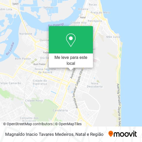 Magnaldo Inacio Tavares Medeiros mapa