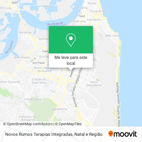 Novos Rumos Terapias Integradas mapa