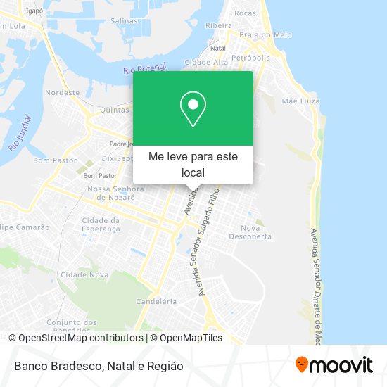 Banco Bradesco mapa
