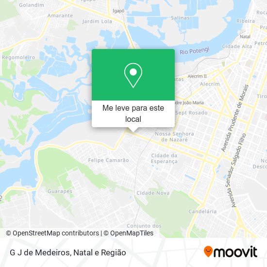 G J de Medeiros mapa