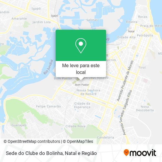 Sede do Clube do Bolinha mapa