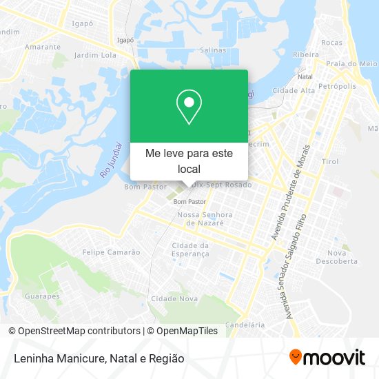 Leninha Manicure mapa