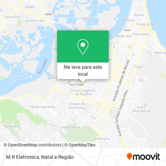 M R Eletronica mapa