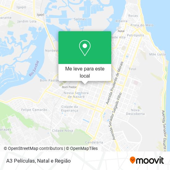 A3 Películas mapa