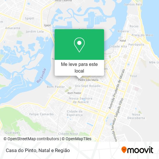 Casa do Pinto mapa