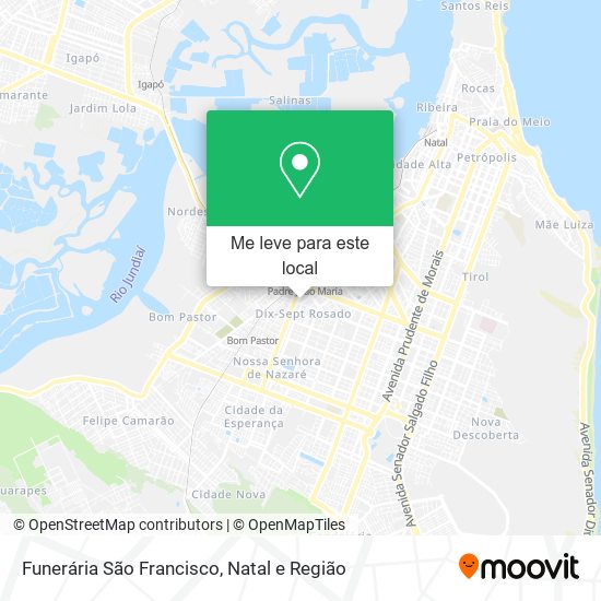 Funerária São Francisco mapa