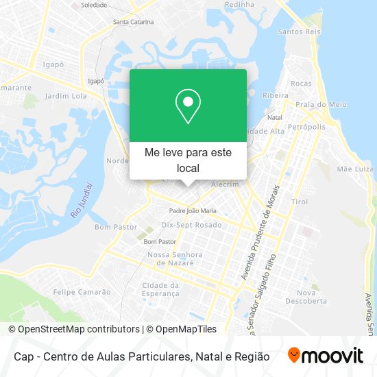 Cap - Centro de Aulas Particulares mapa