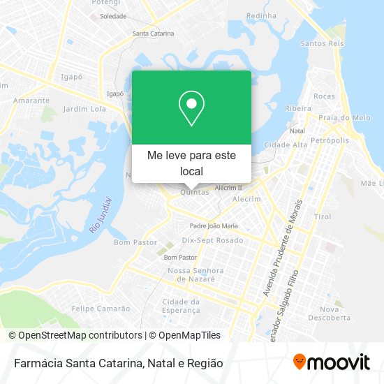 Farmácia Santa Catarina mapa