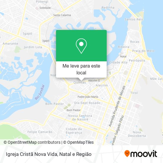 Igreja Cristã Nova Vida mapa