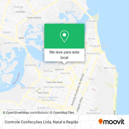 Controle Confecções Ltda mapa