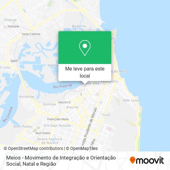 Meios - Movimento de Integração e Orientação Social mapa