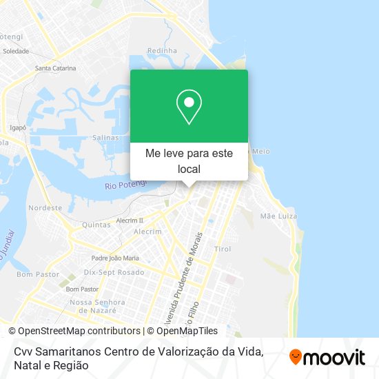 Cvv Samaritanos Centro de Valorização da Vida mapa