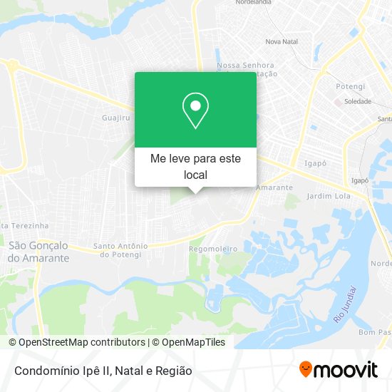 Condomínio Ipê II mapa
