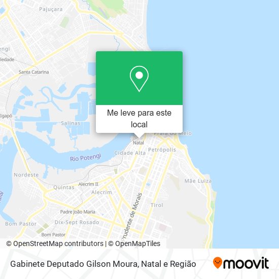 Gabinete Deputado Gilson Moura mapa