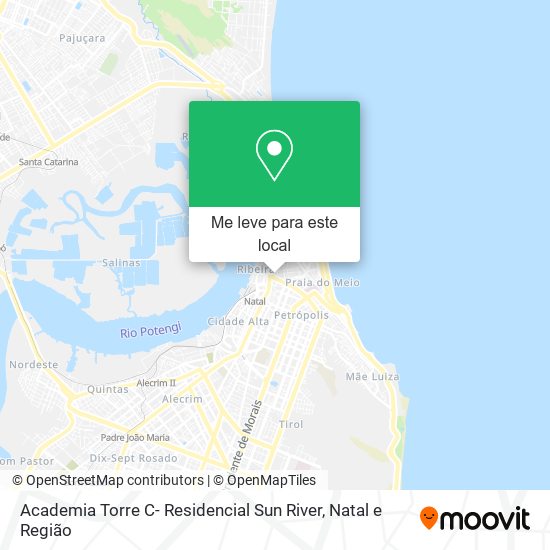 Academia Torre C- Residencial Sun River mapa