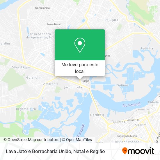 Lava Jato e Borracharia União mapa