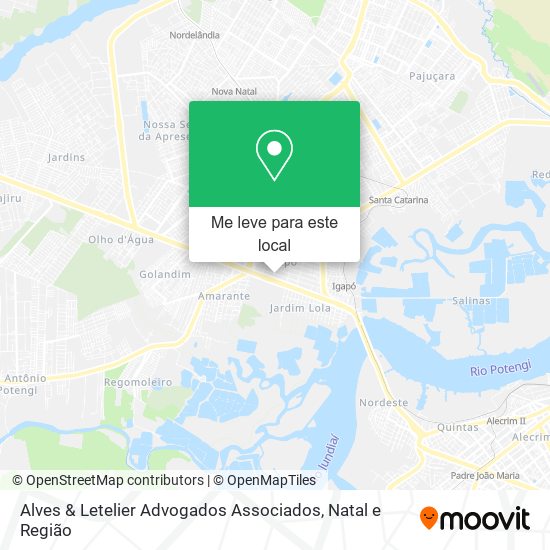 Alves & Letelier Advogados Associados mapa