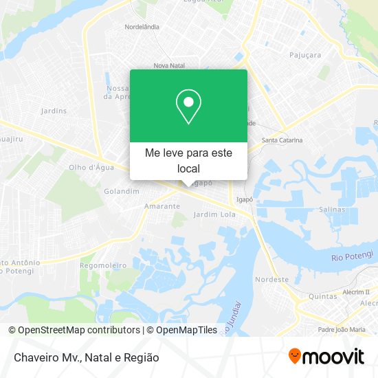 Chaveiro Mv. mapa