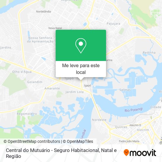 Central do Mutuário - Seguro Habitacional mapa